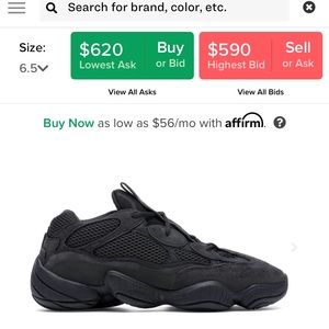 Yeezy 500 Utility Black